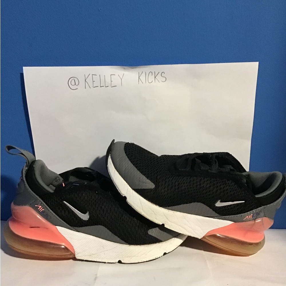 Nike air max 270 pink black used ok size 1y